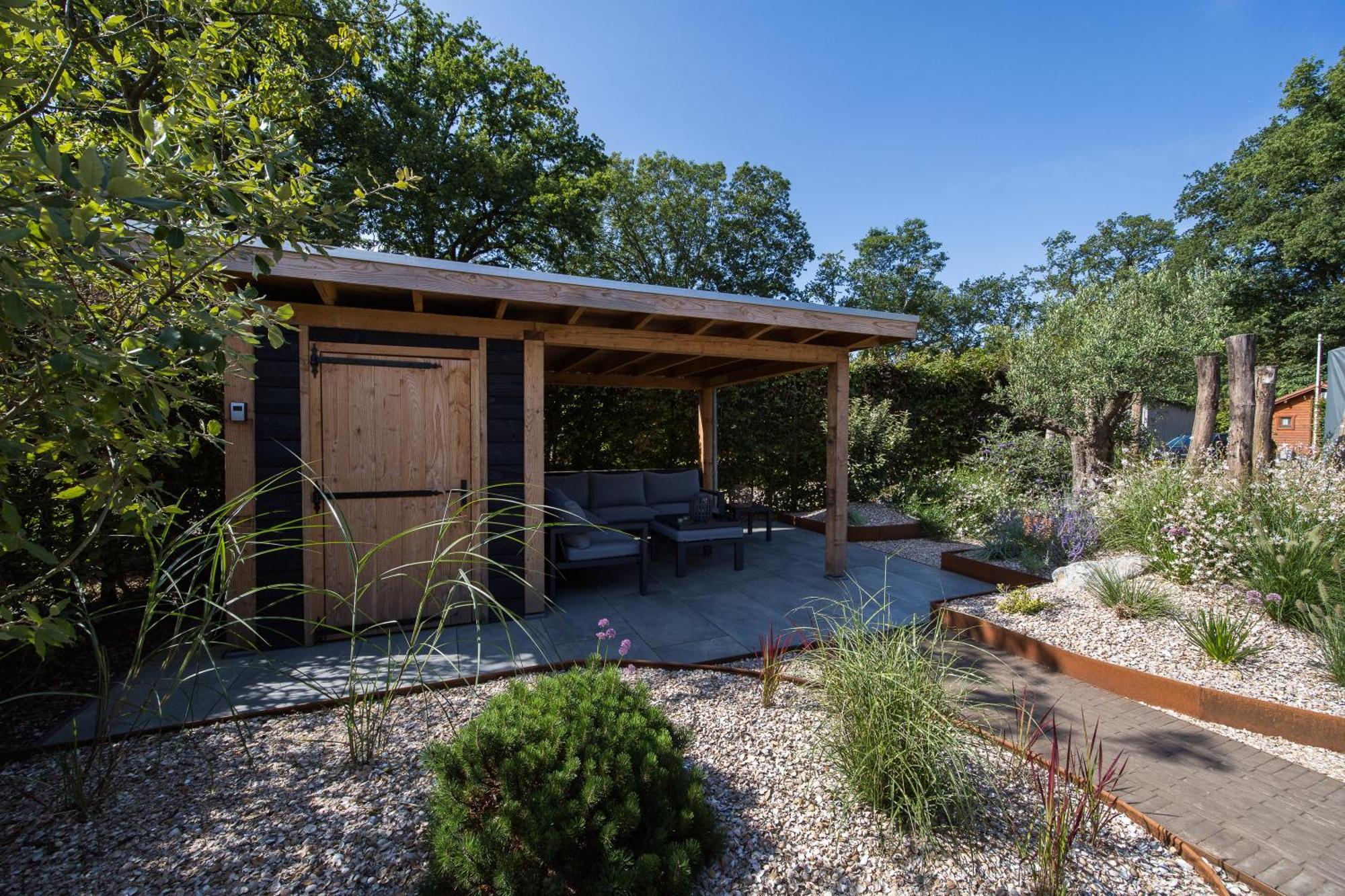 Modern Ingericht Chalet Op Groen Park Op De Veluwe Epe Exterior foto